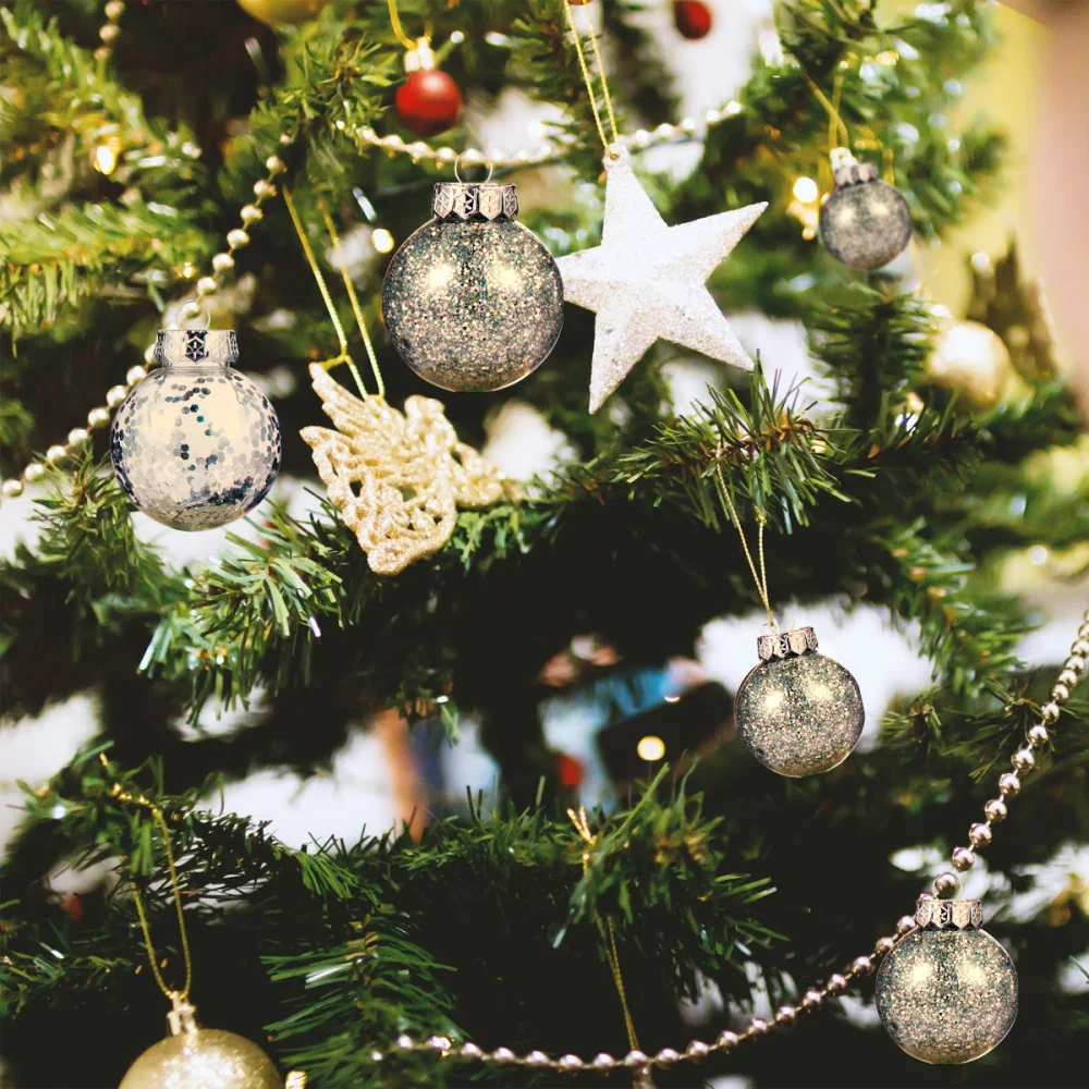 

30pcs Christmas Tree Pendant Hanging Christmas Set Scene Layout Props
