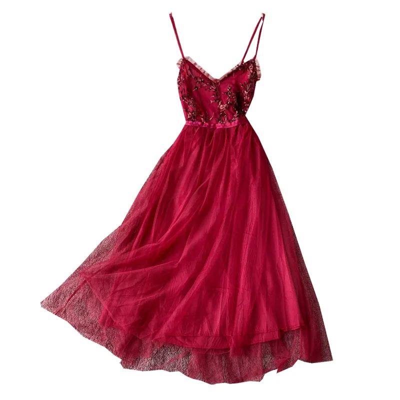 Женское Сетчатое платье в стиле пэчворк облегающее длинное с V-образным вырезом и