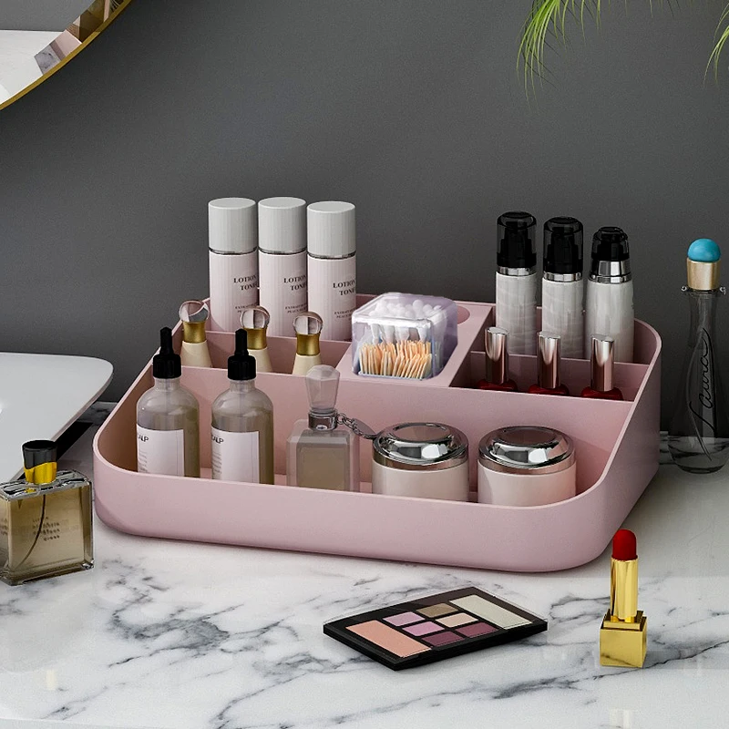 

Makeup Organizer for Cosmetic Large Capacity Cosmetic Storage Box Organizer Desktop Jewelry Nail Polish Makeup Drawer Container