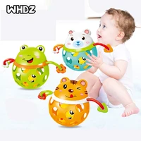 0 12months baby rattles toy cars soft plastic baby teether hand grasping ball toys rattle early educational hand bell baby toys