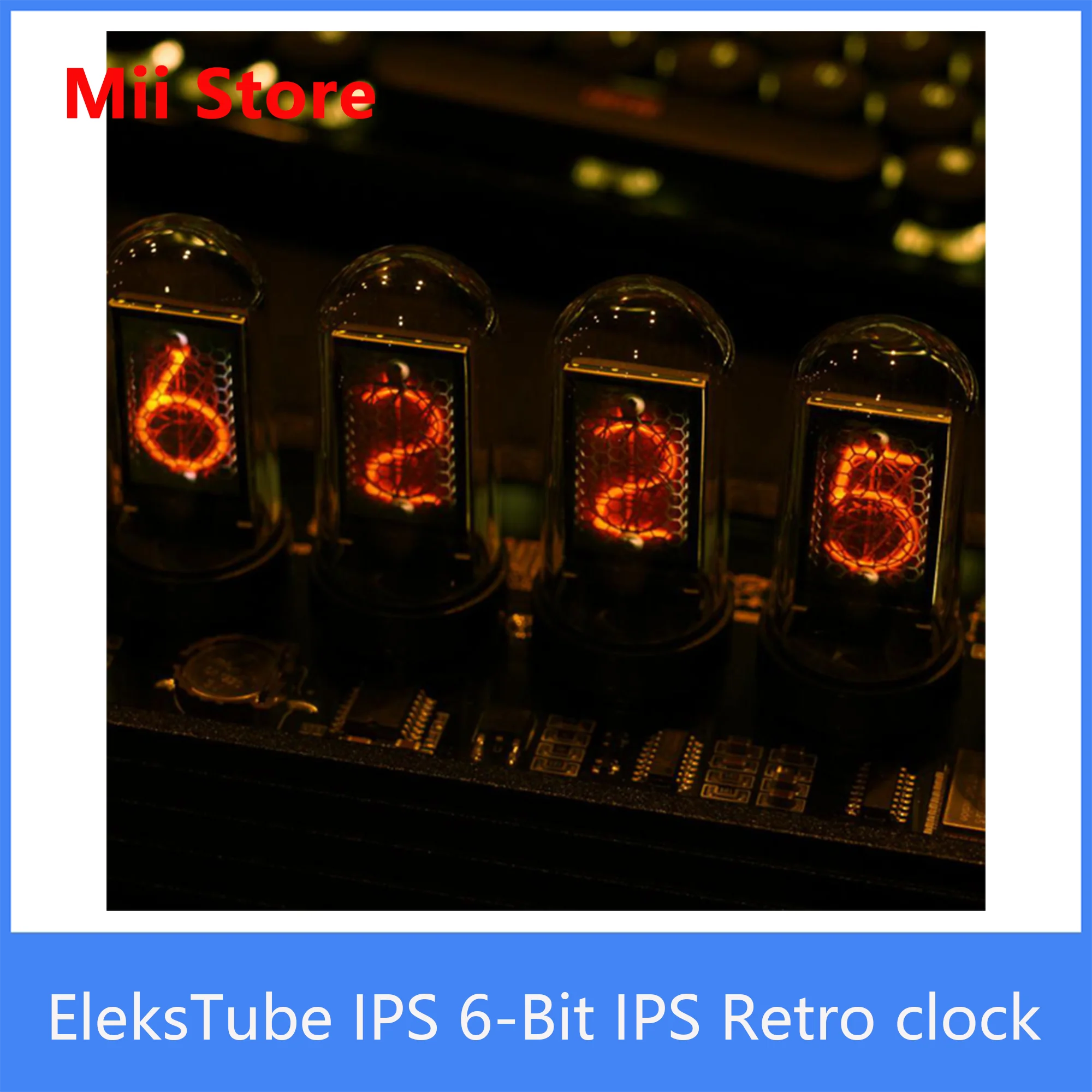 

EleksMaker EleksTube IPS 6-Bit IPS Retro Glows Analog Nixie Tube elekstube clock