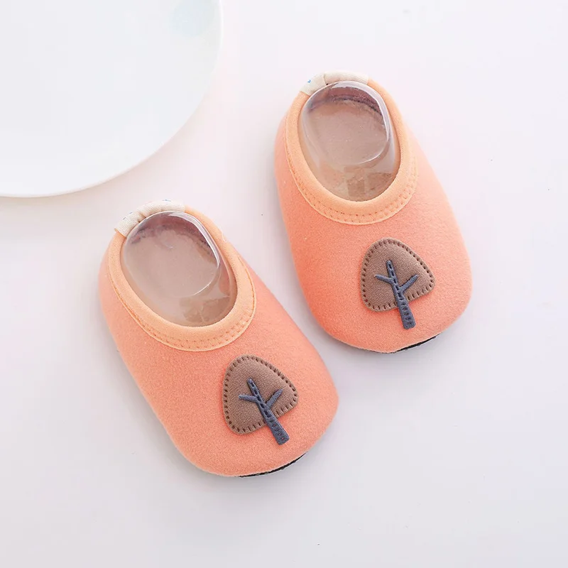 Носки для малышей с резиновой подошвой носки младенцев модные зимние