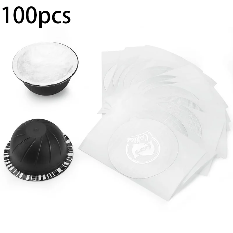 Капсулы для кофе Nespresso Vertuo Repalcment 40/100/120x одноразовые крышки из алюминиевой фольги