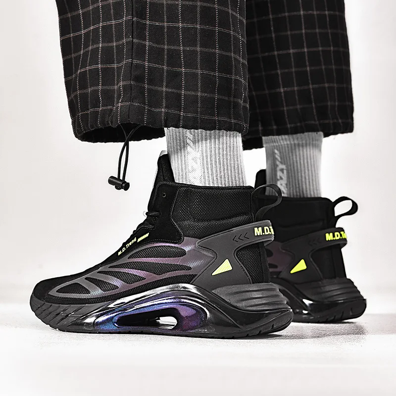 

Новинка, кроссовки для бега, мужские кроссовки на толстой подошве из ТПУ, Высококачественная обувь для ходьбы