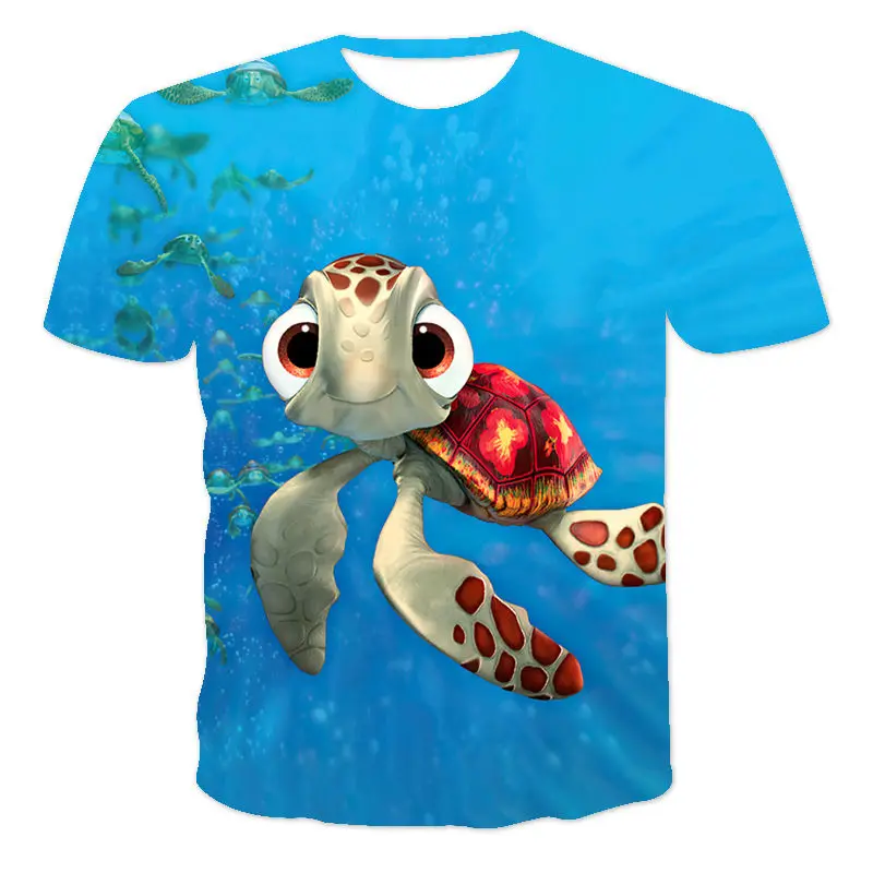 

Bear Anime Cartoon Spring/Summer Boys And Girls 3D Pattern Short Sleeve T-Shirt O Neck Girl Hip Hop Trend Anime Cartoon 4T-14T