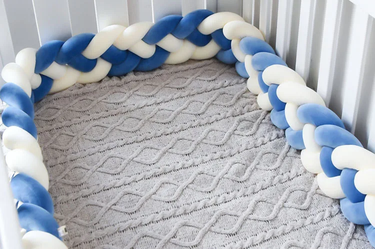 200 см детская кровать бампер 4 привязанные Kont Подушка детский для мальчиков