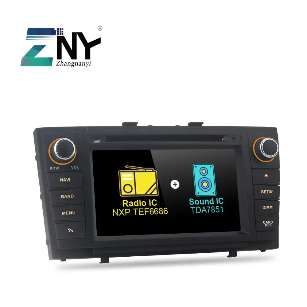 Автомобильный DVD плеер 7 дюймов Android 10 для Avensis T27 2009 2010 2011 2012 2013 2014 2015