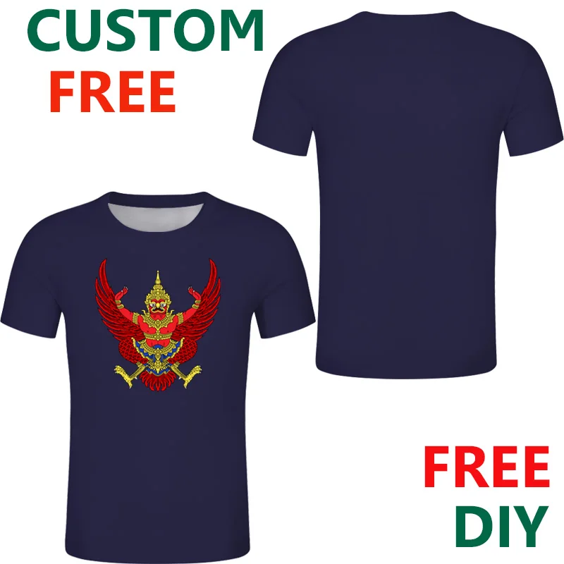 Футболка с тайским флагом летняя мужская футболка на заказ тайские футболки