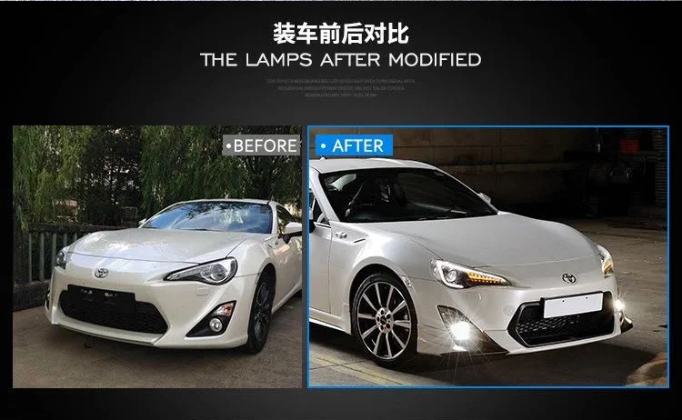 VLAND factory автомобильные аксессуары для GT86 2012-UP& BRZ 2013-UP/FRS светодиодный фонарь в сборе