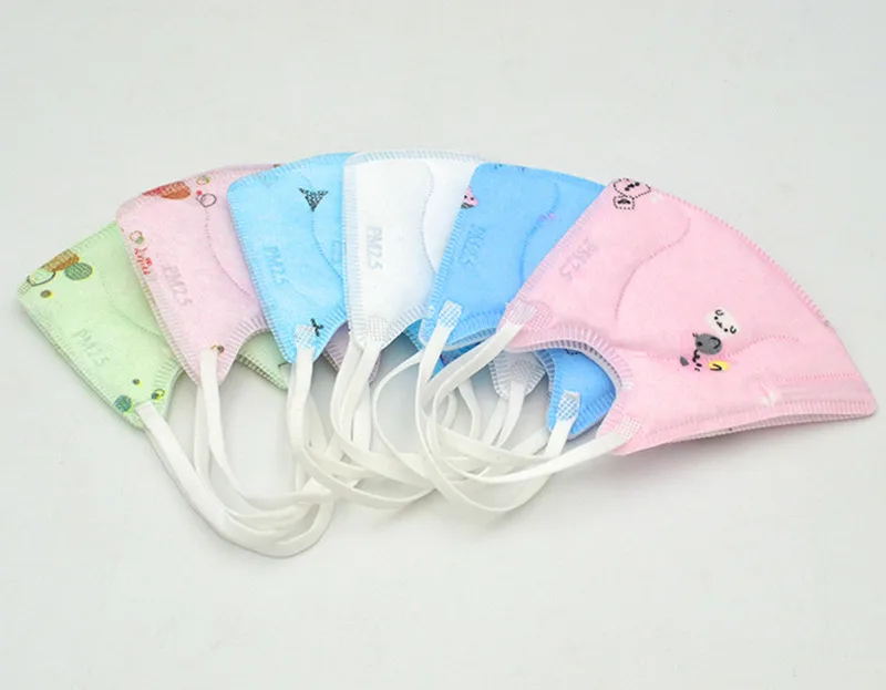 Одноразовая маска для рта детей 5 шт./пакет 3D Противопылевой мультяшный