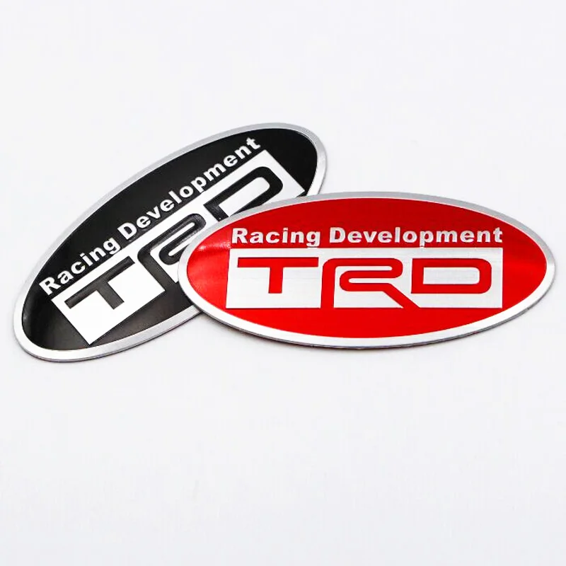 Авто Стайлинг 3D гоночный разработка наклейка TRD эмблема автомобиля значок наклейка автомобиля хвост крыло наклейка для Camry Corolla острый