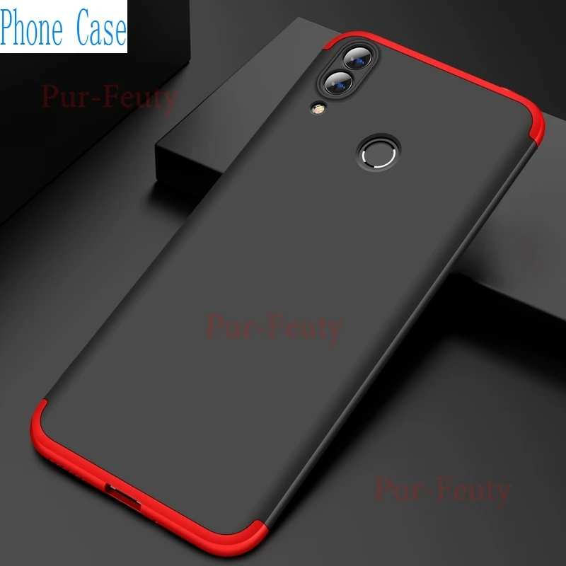 Чехол для Huawei Honor 8C Honor8C Etui 360 градусов Полная защита Модная тонкая задняя крышка