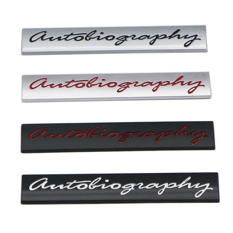 

Car 3D Autoliography Metal Stickers and Decals For Land Rover Ranger Rover Evoque Car Rear Trunk Body Emblem Badge Stickers