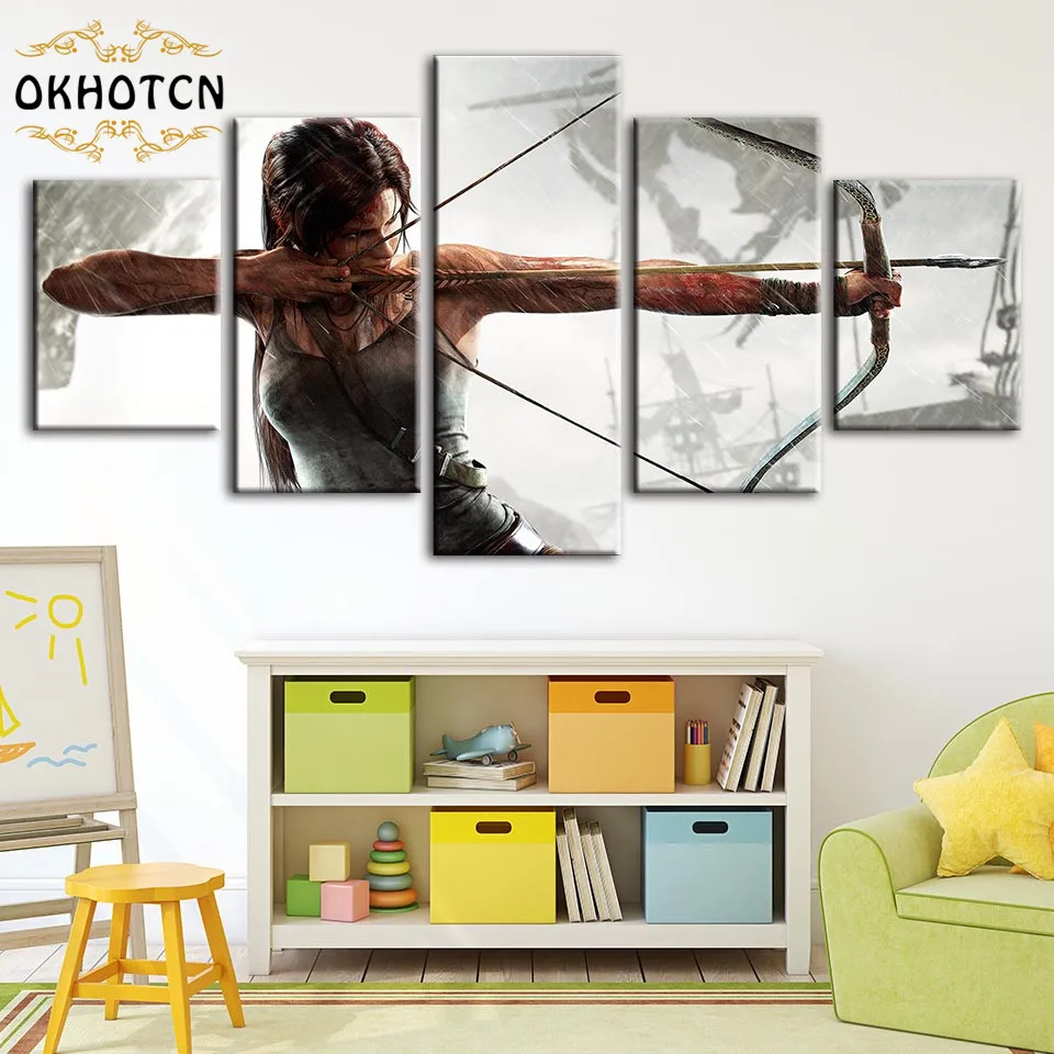 5 шт. Настенная картина для декора гостиной и спальни | Дом сад