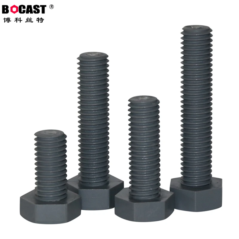 10 шт. M8 M10 ПВХ жесткий поливинилхлорид шестигранный набор винтов консервант