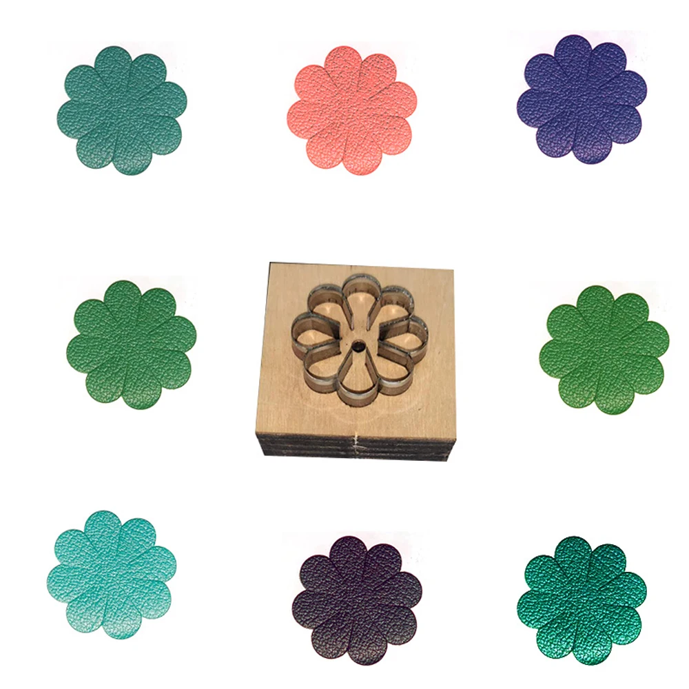 

DIY leather craft cute flower 25-60mm diameter die cutting knife mold metal hollowed punch blade