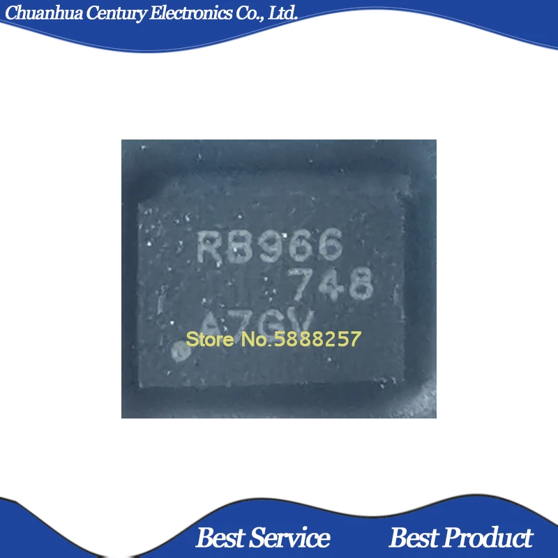 

2 Pcs/Lot TPS22966DPUR RB966 QFN Original and New In Stock