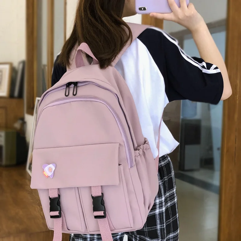 Рюкзак DCIMOR женский Нейлоновый вместительный Водонепроницаемый ранец с