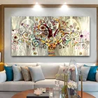 Граффити Древо жизни Густава Климта, Художественная Картина на холсте, известная печать, Настенная картина для гостиной, спальни, плакат для украшения дома