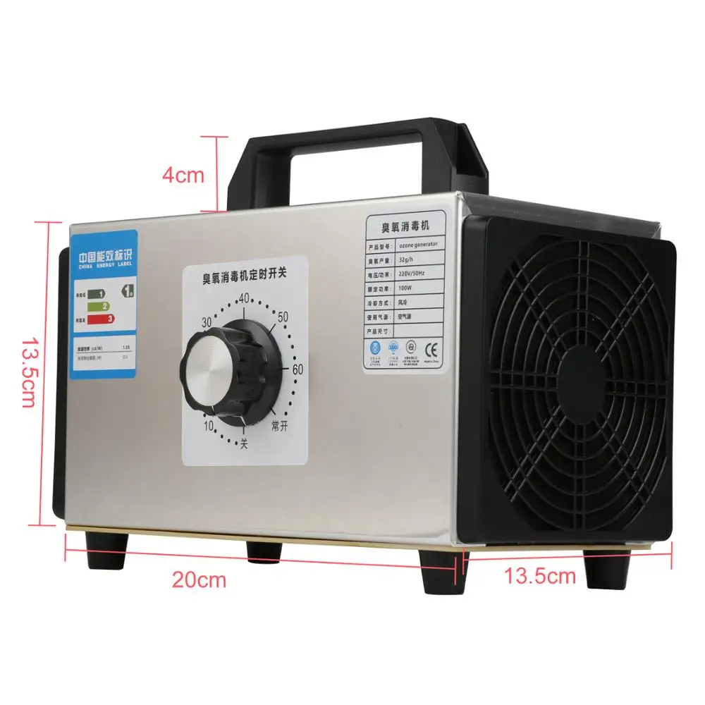 Бытовой генератор озона озоновая машина нержавеющая сталь очиститель воздуха