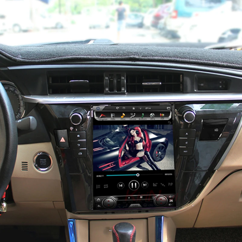 KiriNavi вертикальный экран Tesla стиль 10 4 &quotAndroid 9 0 автомобильное радио для Toyota Corolla