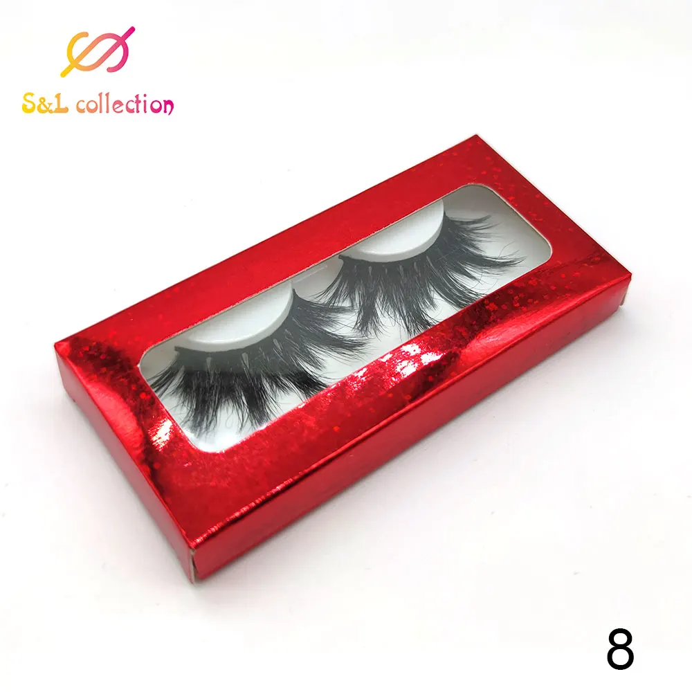 wholesale 50pcs paper false eyelash packaging box lash boxes custom logo faux cils 25mm mink eyelashes dollor case | Красота и