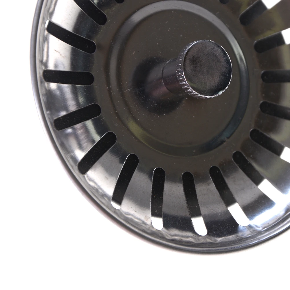 

1pc Stainless Steel Kitchen Sink Strainer Drains Filter Stopper Waste Plug Bathroom Lavabo Hair Colander Catcher Hot Selling