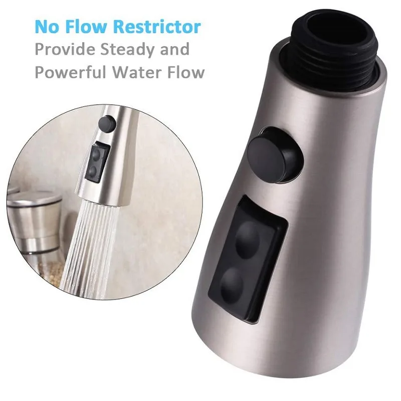 Ручной выдвижной смеситель с пружиной кухонный носиком высокое давление