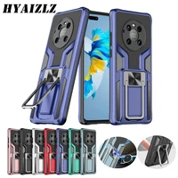 heavy protection phone case for huawei mate 40 pro plus p40 armor shockproof fundas magnetic car ring holder stand back cover