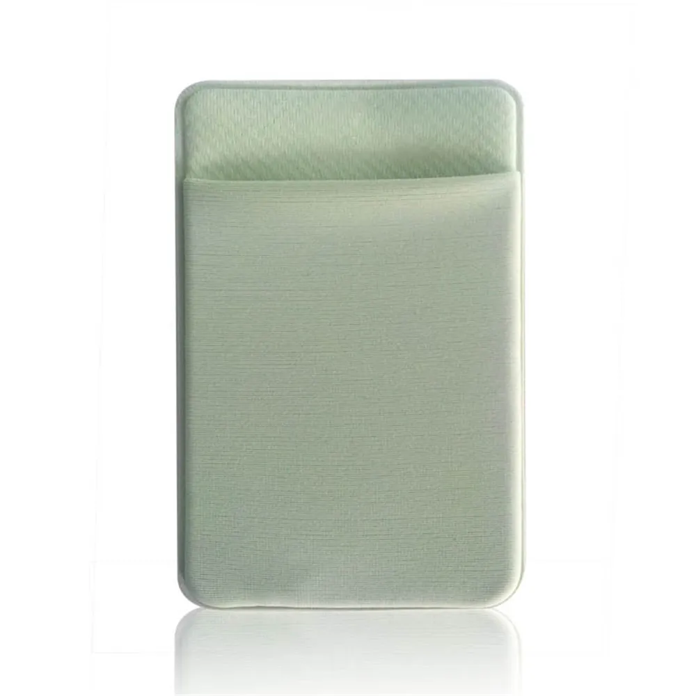 

1PC Hot Sale Unisex Elastic Mobile Phone ID Card Holder Wallet Credit Pocket Adhesive Sticker Bank Card Case Credit Card Bag