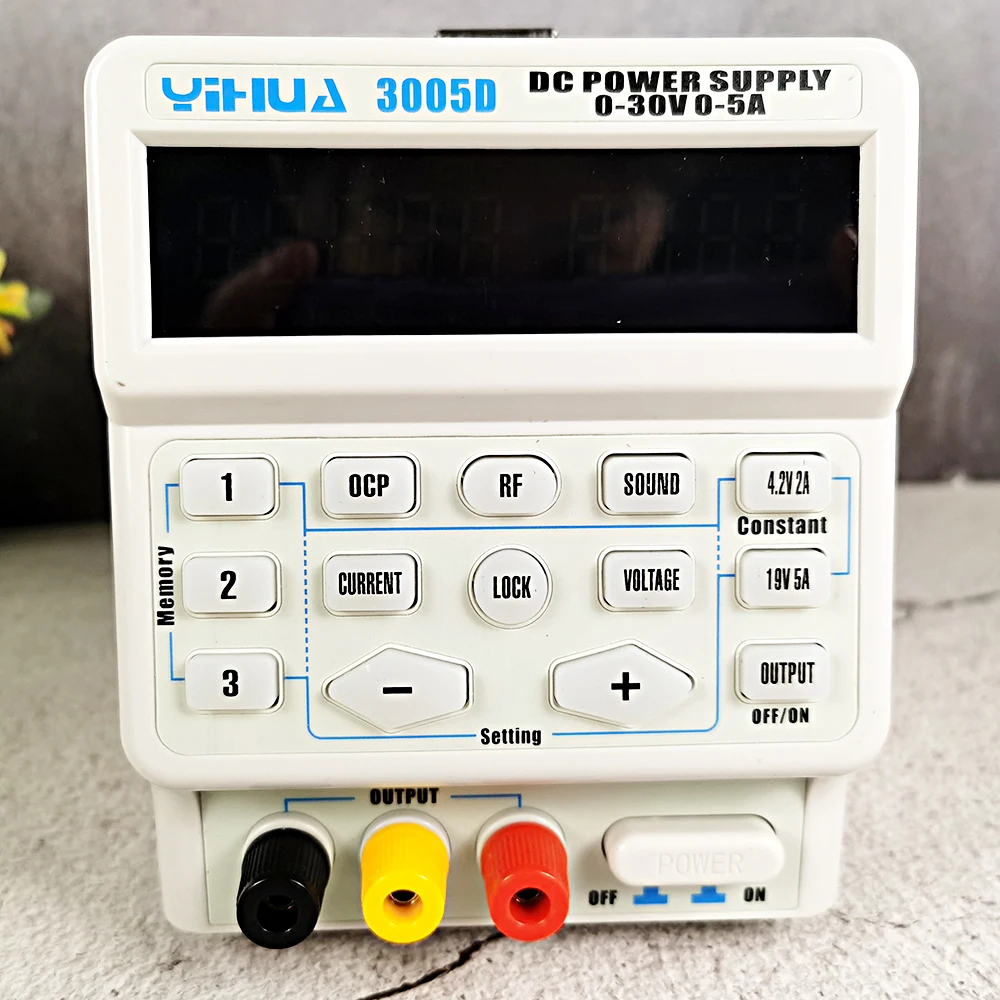 Источник питания YIHUA 150 Вт 3005D 5A 30 В постоянного тока регулируемый лабораторный