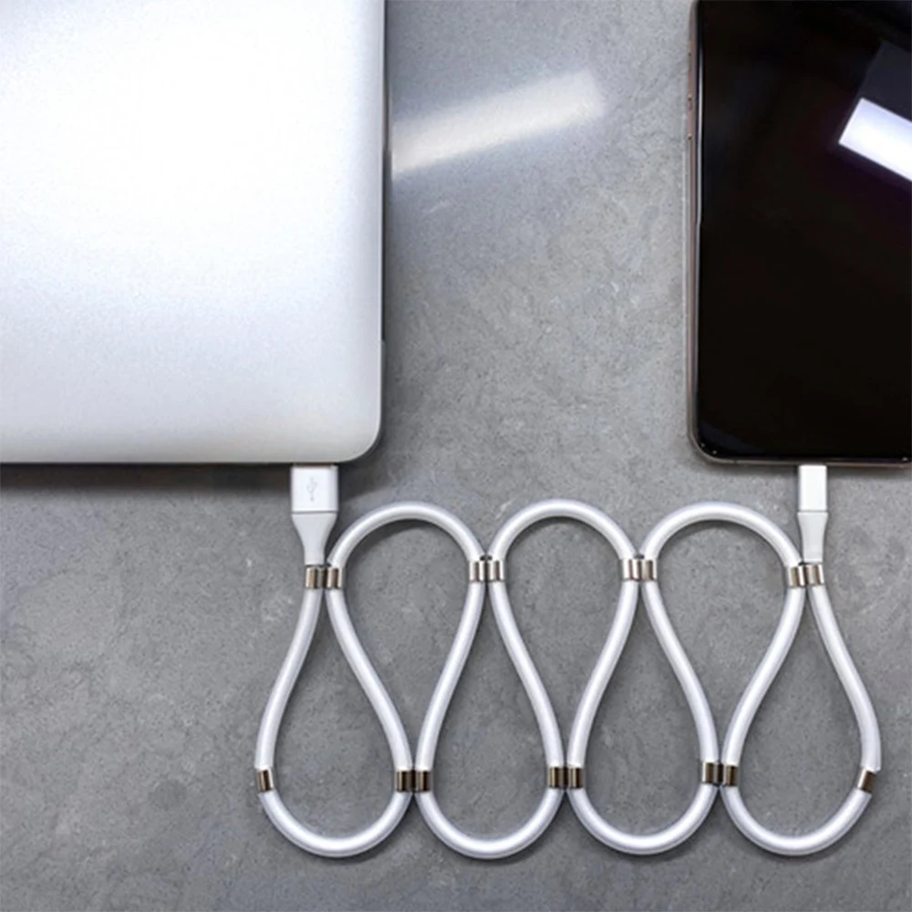 Магнитный кабель для передачи данных Apple/Micro/Type-C телескопический зарядный iphone