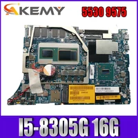 akemy brand new i5 8305g 16g for dell precision 5530 9575 laptop motherboard daz10 la f211p cn 06380y 6380y mainboard 100tested