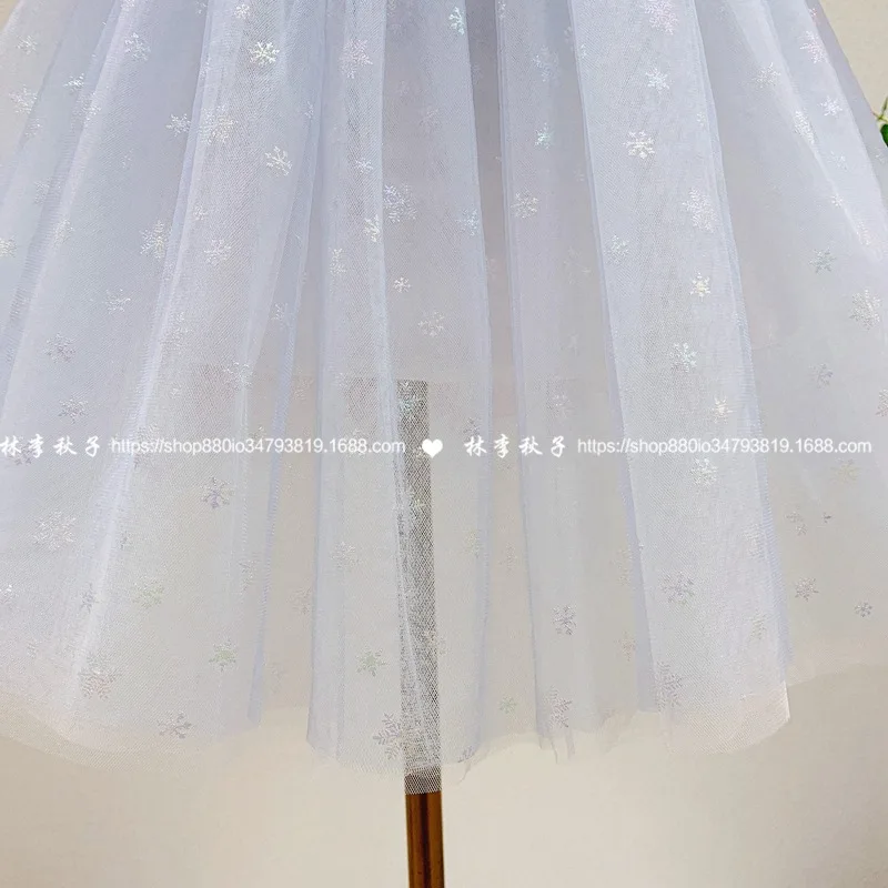 

Children's clothing 2021 summer new girls dress western sequins Aisha net yarn princess dress send headband tide