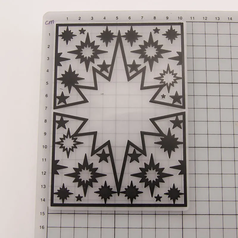 Папка для тиснения Holy light пластиковые штампы изготовления открыток скрапбукинг