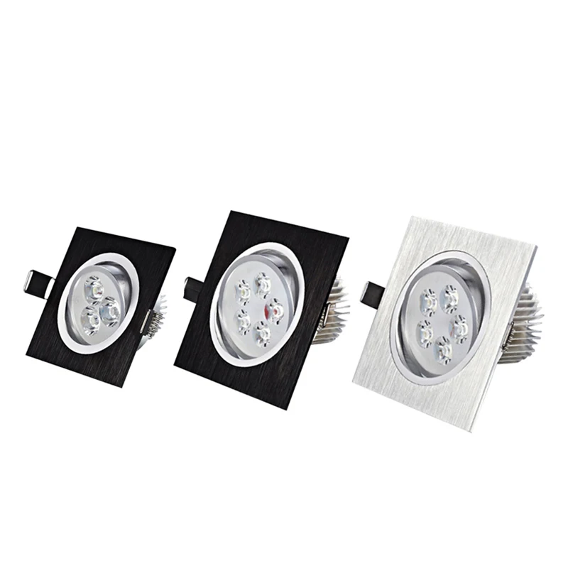 Светодиодный Светильник направленного света 3 Вт 5 7 квадратный Точечный