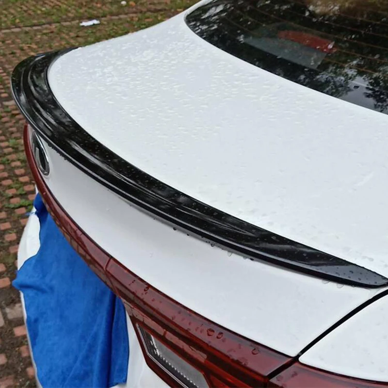

CEYUSOT для авто спойлер, аксессуары Kia NEW K3 2019 20 ABS пластик багажник автомобиля задняя губа крыло хвост плавник украшения ремонт кузова Комплект
