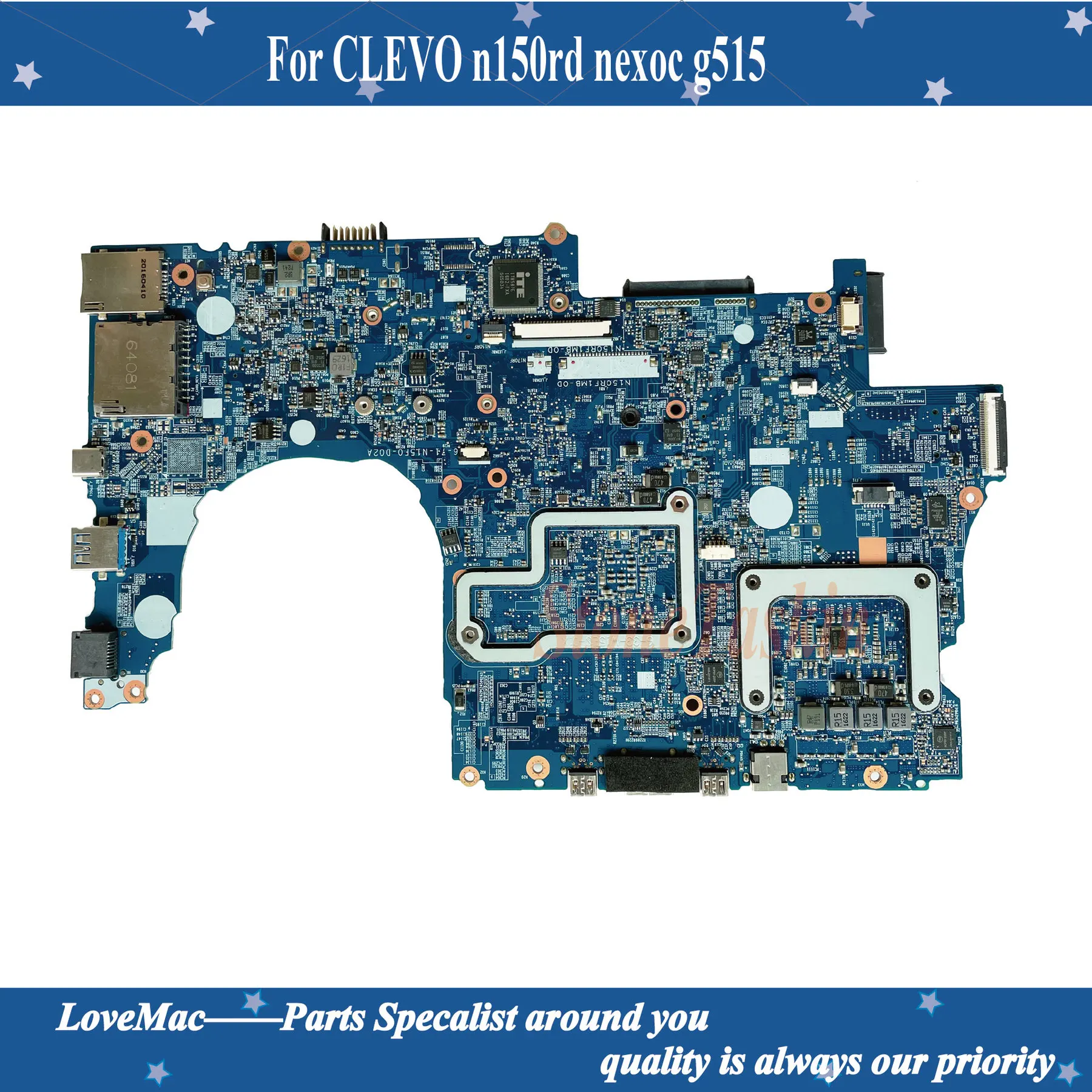 Высокое качество для материнской платы CLEVO n150rd nexoc g515 I7-6702HQ GTX960M 6-77-n150rd10-d02a N150RF1MB-0D