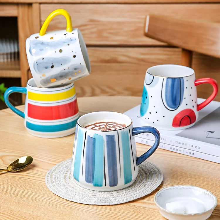 

Nordic Coffee Cup Ceramic Afternoon Tea Office Cute Luxury Eco Friendly Arabic Mate Cup Travel Porcelain As De Cafe Drinkware 50