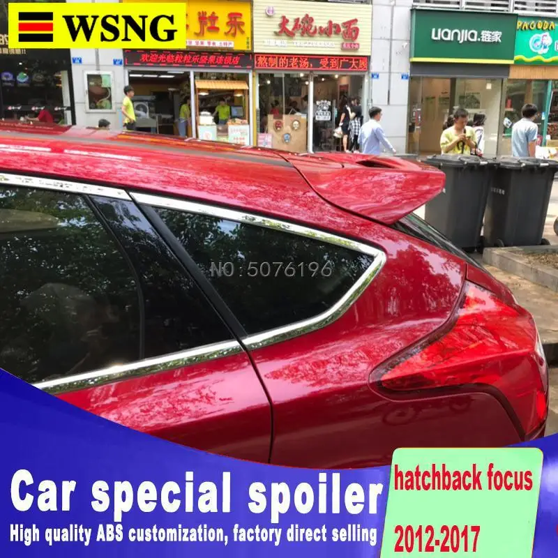 

new design Stable type big spoiler for ford focus hatchback 2012 2013 2014 2015 2016 2017 by unpaint or Lacquer color