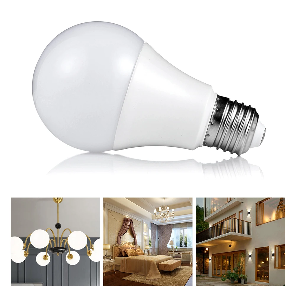 

LED Light Bulb E27 AC 220V 18W 15W 12W 9W 5W 3W Living Room Home E27 LED Bulb SMD2835 Energy Saving Cold Warm White Lamp
