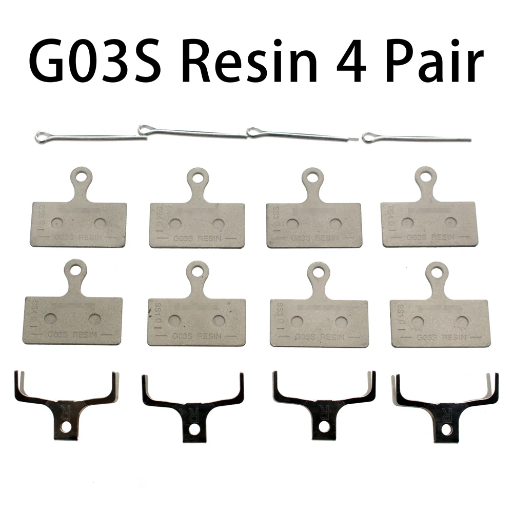 4 пары SHIMANO G01S/G03S Смола дисковые Тормозные колодки для BR-M9020/M8000/M7000/M6000/M8100/M7100 - Цвет: G03S 4 Set