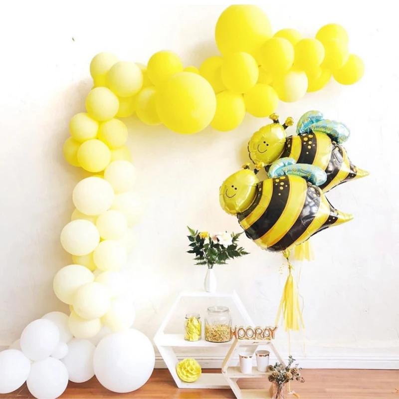 Вечерние украшения Шмель тема медовая пчела Звездные майларовые фольгированные