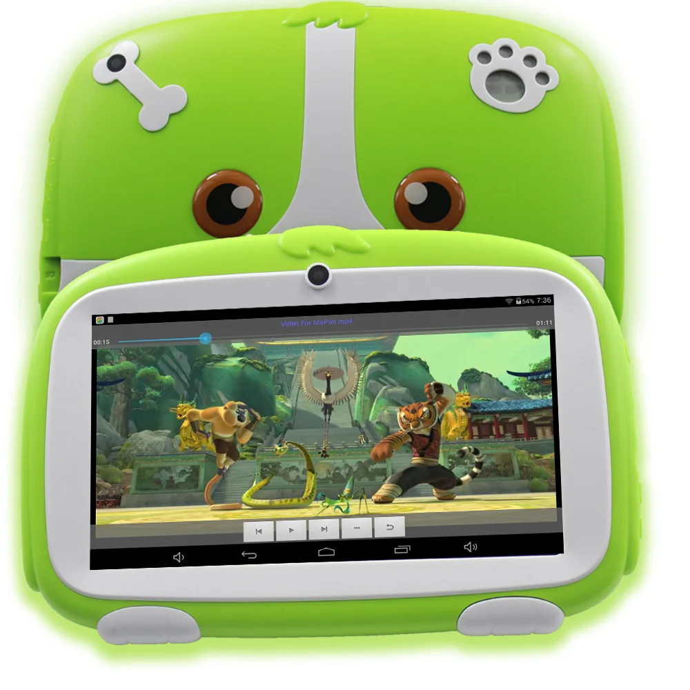 Новинка 7 дюймовый Android 8 0 Google Play Детские планшеты четырехъядерный Двойная камера