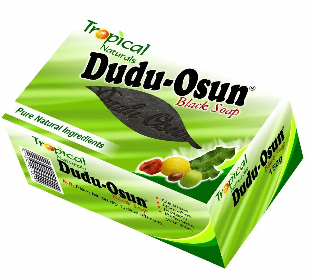 150 г Тропическое мыло Dudu Osun Африканское натуральное черное с натуральным