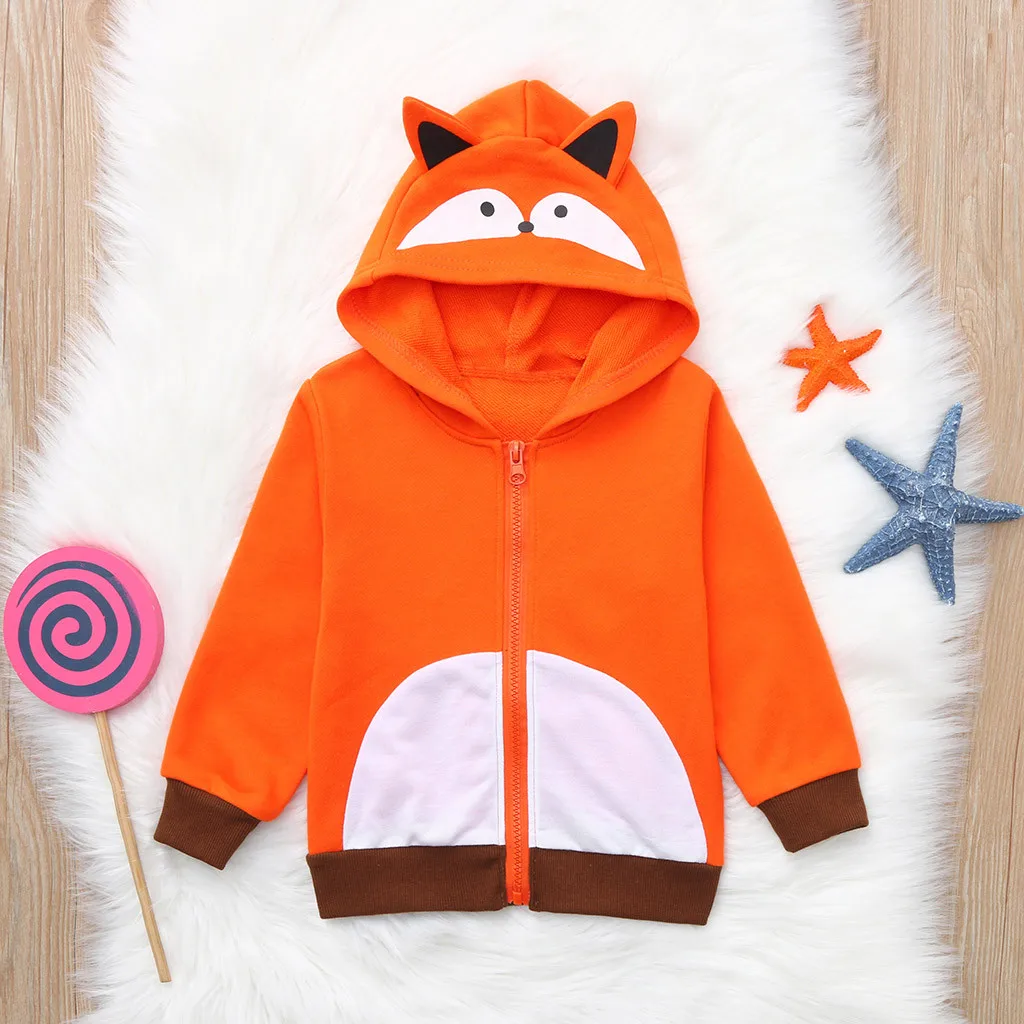 Толстовки для детей младенцев малышей мальчиков девочек мультяшный толстовка с