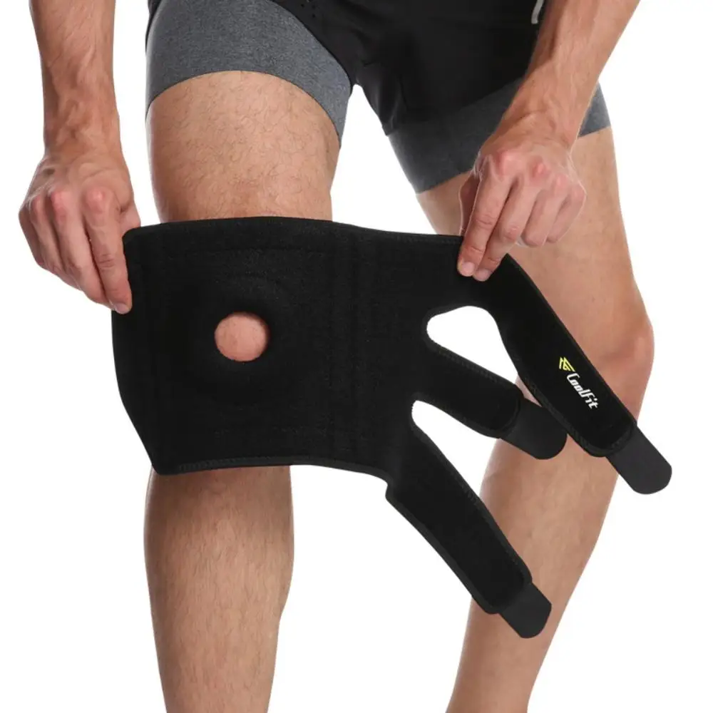 

Knee Brace Support Non Slip Adjustable Comfortable Breathable Lightweight Durable Knee Brace Safety Compression Knee Sleeve ZL07