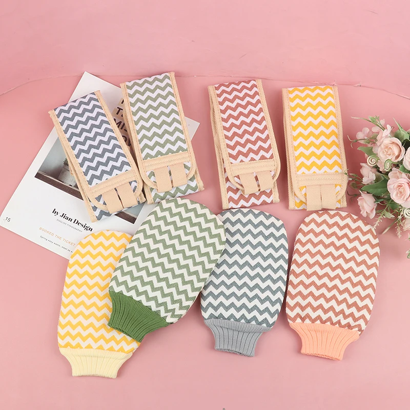 

1 Piece Double Sided Scrub Mitt Magic Peeling Glove Exfoliating Tan Removal