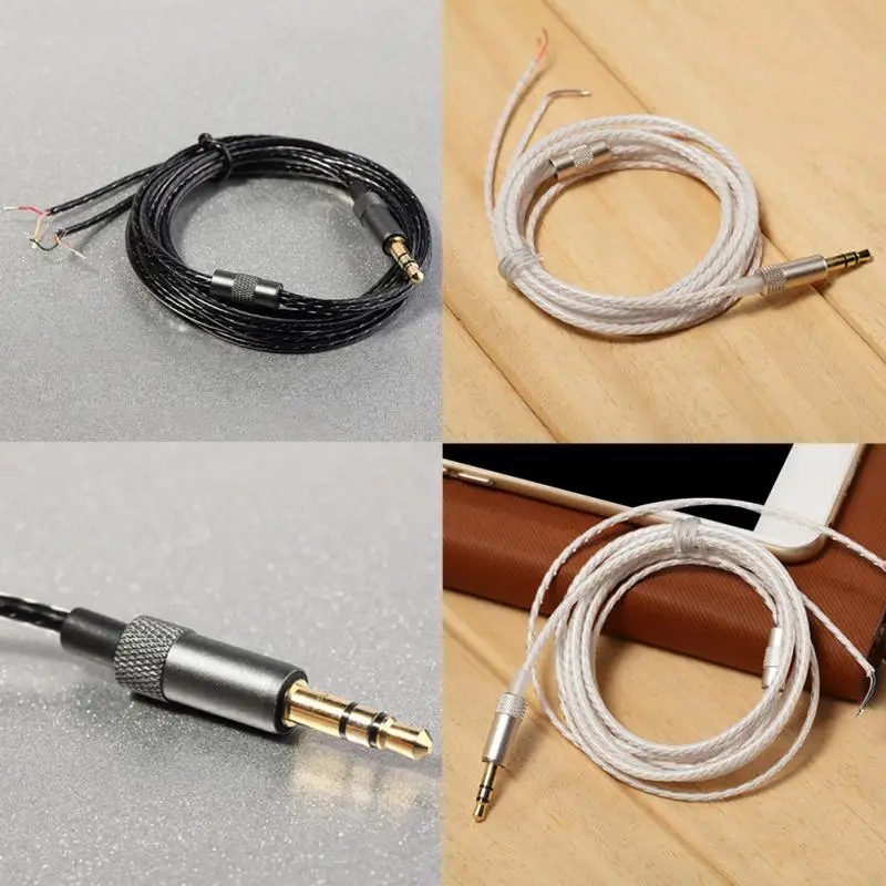 Провод для наушников Hi Fi кабель ремонта 1 2 м|Аксессуары наушников| |