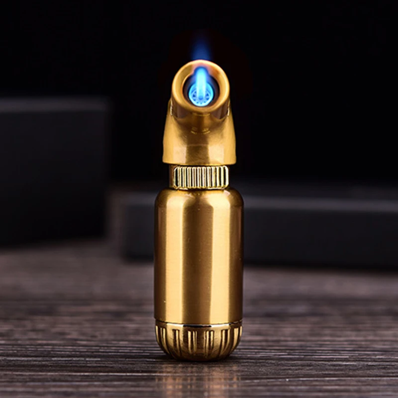 Металлическая Бутановая струйная турбо-зажигалка факельная
